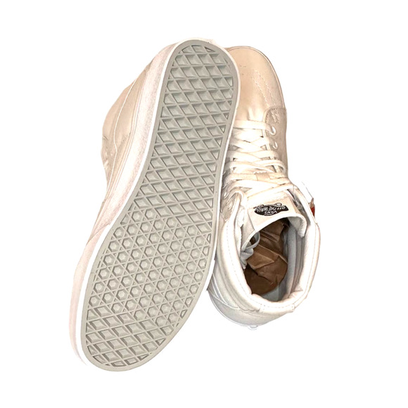 Vans - NWT SK8-Hi Top Sneakers, True White, Size:EU40.5/M8/W9.5 - Picture 4 of 9
